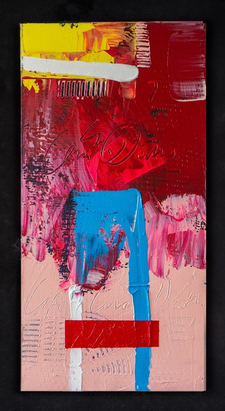 Playful Patterns — abstract painting by Kushal Bastakoti